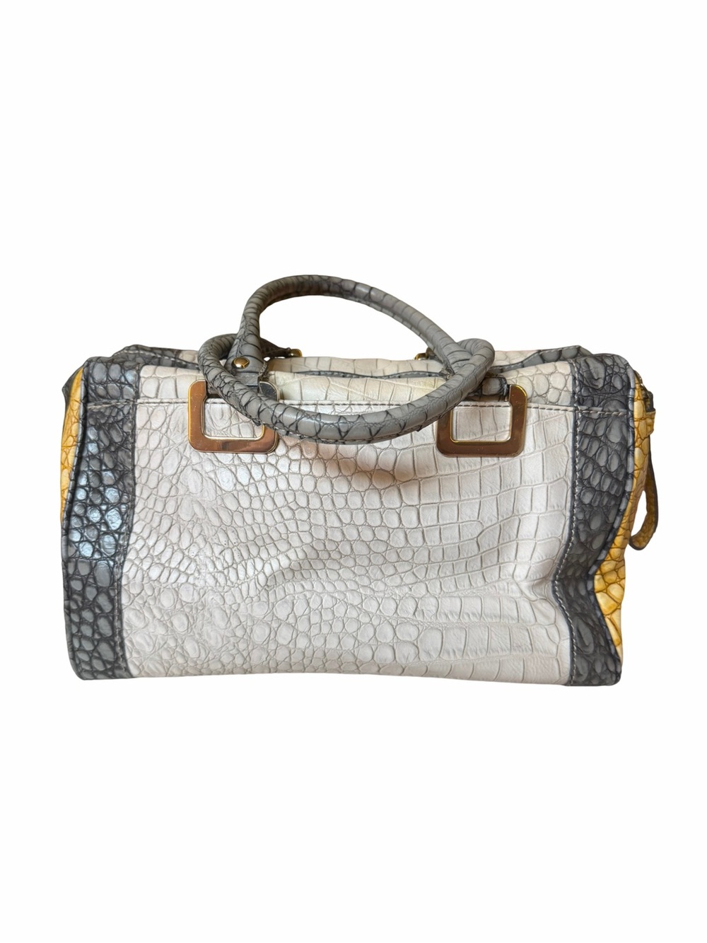 GUESS Rhonda Colorblock Croc-Embossed Purse - Picture 5 of 7